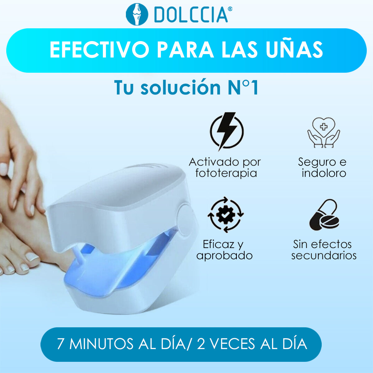 Tilas™ LightFix| Fototerapia para Uñas Dañadas