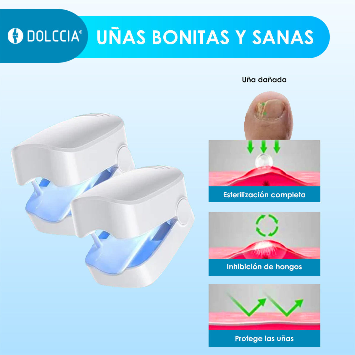 Tilas™ LightFix| Fototerapia para Uñas Dañadas