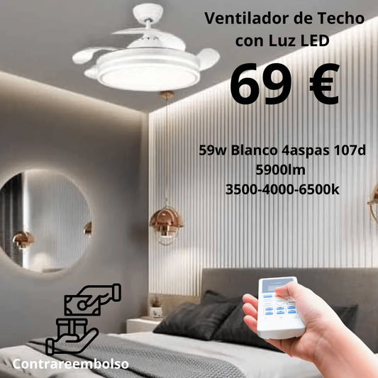 Ventilador de Techo con Mando a Distancia